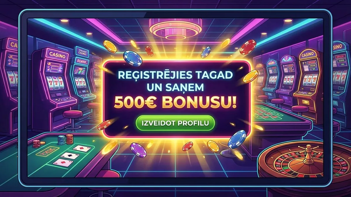 Reģistrācija ar bonusu